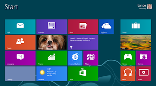 Start menu in Windows 8