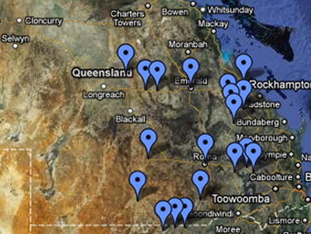 map of qld flooding