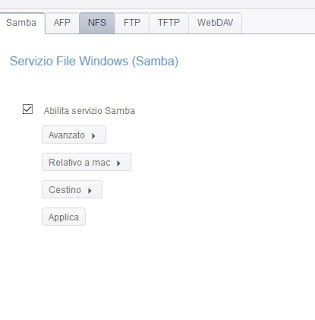 Condivisione file NAS