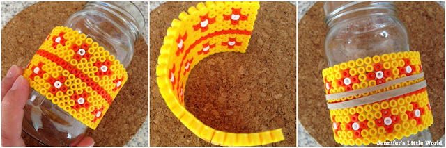 How to make curved Hama bead craft