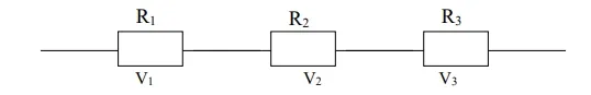 Series connection resistor