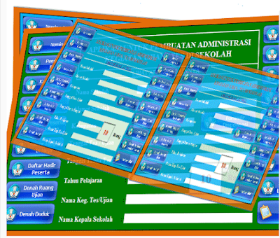 Download  Aplikasi untuk pembuatan administrasi kegiatan ujian di sekolah 2016