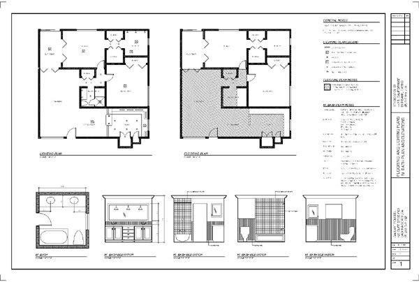 design: typical examples of floor plans  