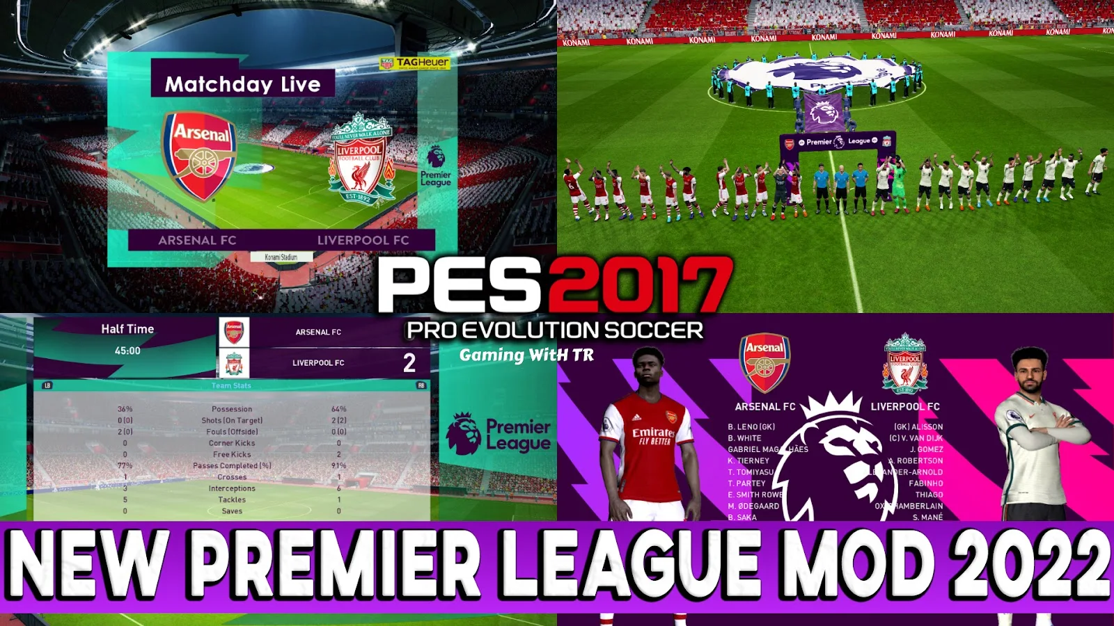 PES 2017 | New Premier League Mod Season 2022