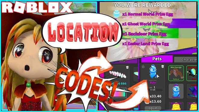 Roblox Ghost Simulator Gameplay! NEW CODES and Location of all Easter Event Items in all 4 World!