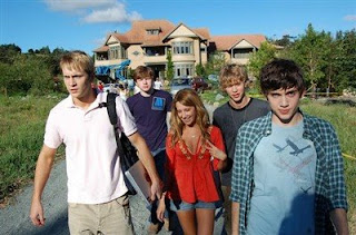  Robert Hoffman, Ashley Tisdale, Carter Jenkins, Henri Young, Regan Young, and Austin Butler - They Came From Upstairs Movie