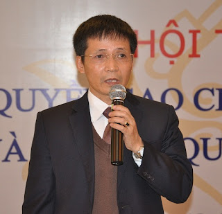 Ông Bùi Nguyên Hùng phát biểu tại hội thảo cập nhật về TPP