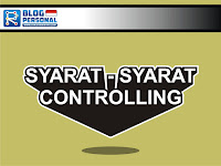 Syarat - Syarat controlling yang efektif