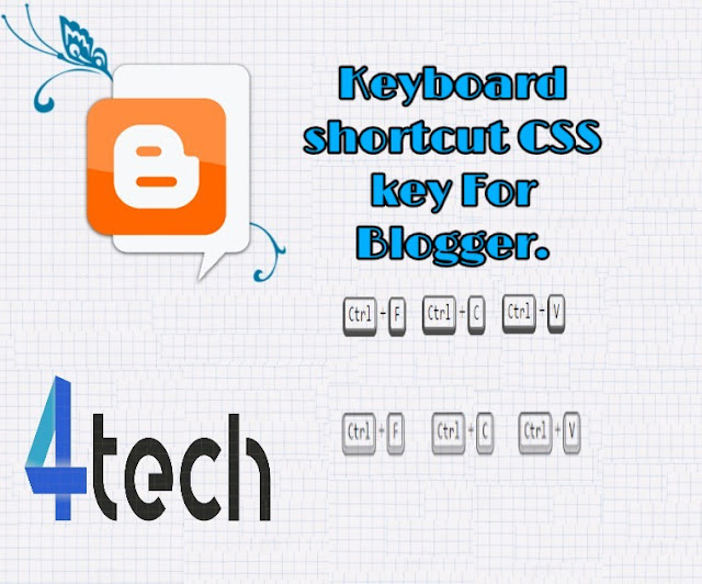 Keyboard shortcut CSS key For Blogger.