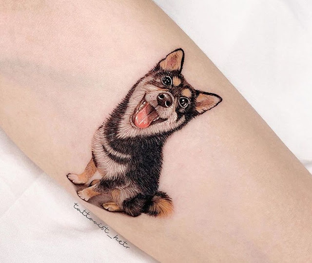 dog tattoo