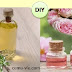 Huile de rose et huile de romarin fait maison (DIY) : Homemade rose oil and rosemary oil 