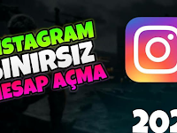 instagram Sınırsız Hesap Açma Yöntemi