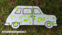 Dessin voiture à imprimer voiture à la peinture voiture fête des pères voiture en carton voiture à poser  DIY fête des pères Cadeau fête des pères activités peintures enfants