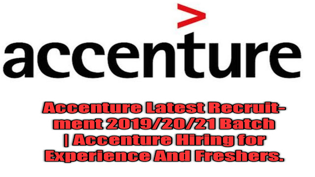 Accenture Recruitment 2021