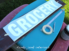 How to make old signs Funky Junk Interiors