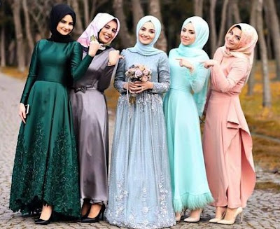  untuk wanita muslimah semakin cantik dan modis 34+ Contoh Model Dress Muslim Modern | Desain Cantik dan Modis