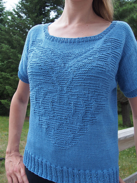 Byzantium Top by Irina Anikeeva, knit by Dayana Knits