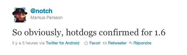 Minecraft Hotdog