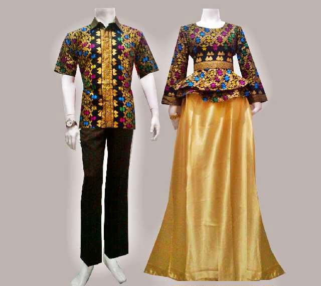  Baju  Batik Gamis Modern  Songket  Prodo Batik Bagoes Solo