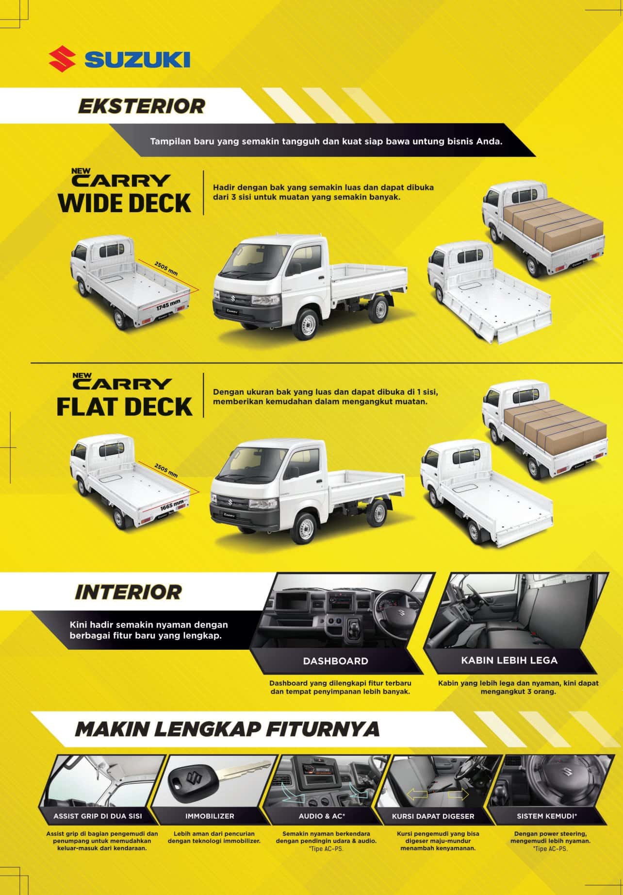 SUZUKI CARRY Pick-Up SUZUKI APV Harga Promo Kredit Tukar Tambah Mobil Baru