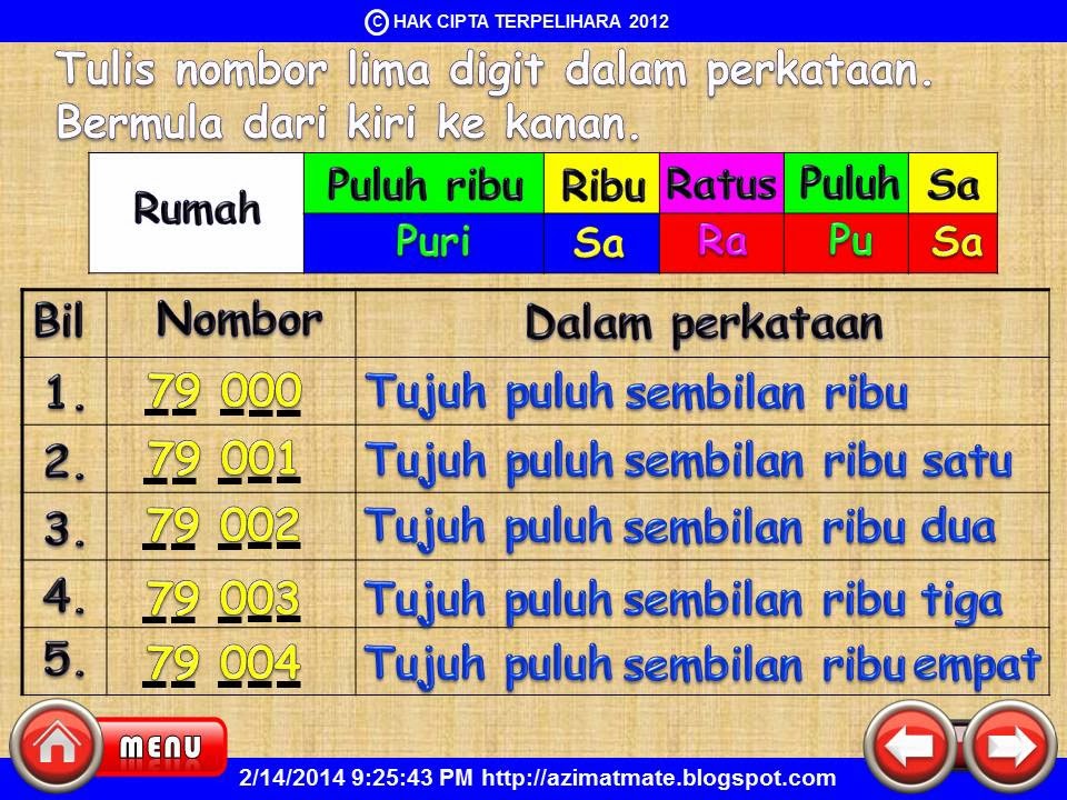 Soalan Matematik Tahun Enam - Contoh Sem