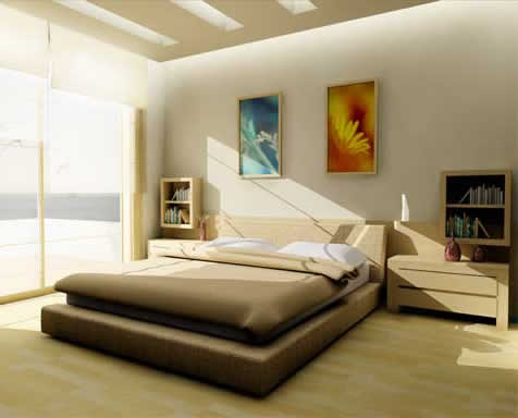 Decorations Minimalist Design  Modern Bedroom Interior 