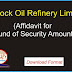 Affidavit for refund of Security Amount (Attock Oil Refinery Limited) 