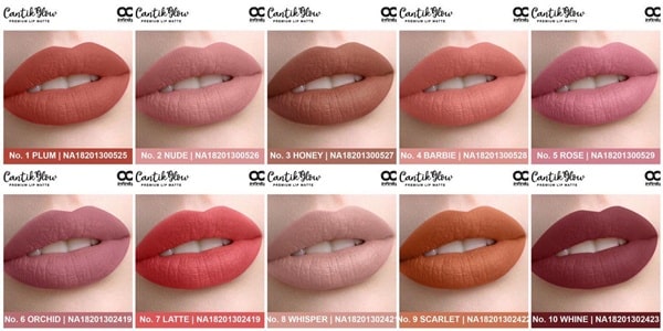 warna lipmatte ourcitrus