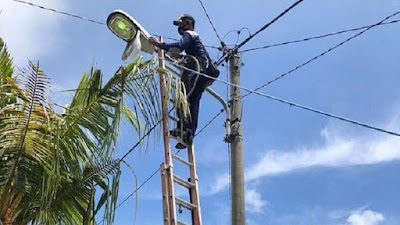 Saat Nyepi, Sebanyak 18.627 Lampu Penerangan Jalan Umum Di Denpasar Dipadamkan