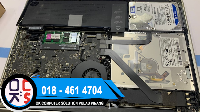 SOLVED : KEDAI MACBOOK SUNGAI DUA | MACOBOK A1278 | BATTERY PROBLEM | NEW BATTERY REPLACEMENT