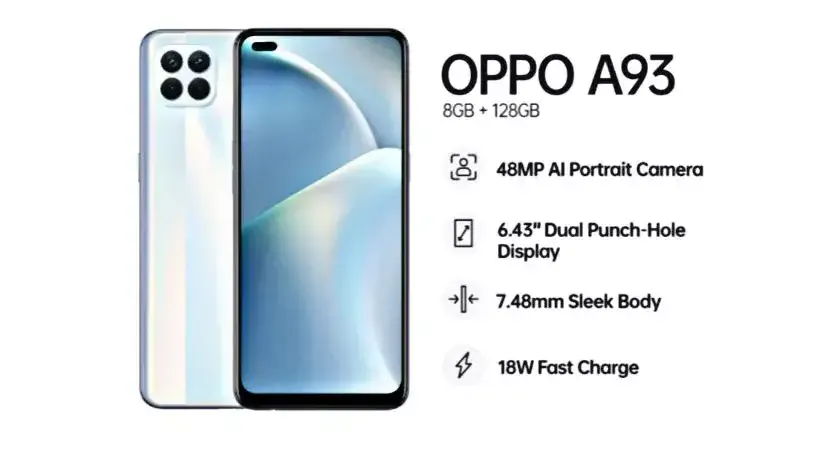 Oppo A93 price specification  and released date