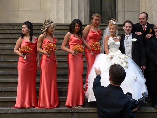 coral wedding colors