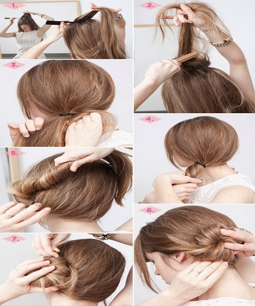 New Best Quick and Simple Hair Style pics Tutorial Part 2 ~ Pak 