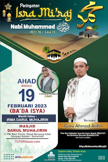 Desain Banner Isra Miraj CDR PSD