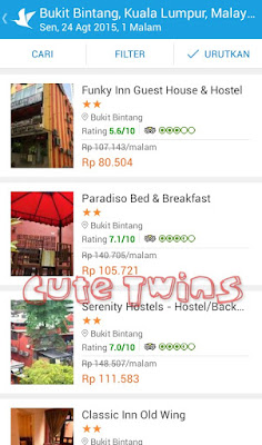 cara pemesanan hotel di traveloka