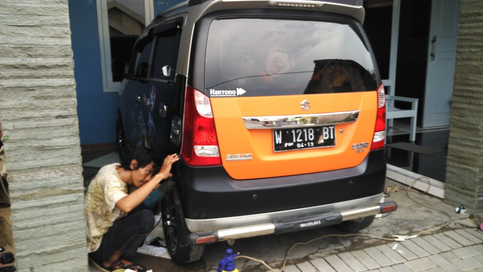 WRAPPING TRANSFORMER SUZUKI KARIMUN Sticker Mobil