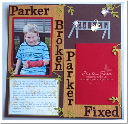 parker broken page