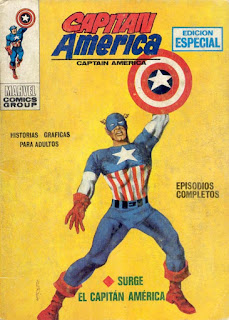 Portada de Capitán América Volumen 1 Nº 1 Ediciones Vértice