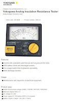 Analog Insulation Resistance Tester YOKOGAWA 2406-35