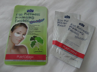 Review for Purederm Botanical Choice Eye Puffiness Minimizing Patches "Ginkgo"