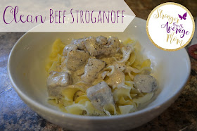 Erin Traill, diamond beachbody coach, comfort food made healthy, 21 day fix approved recipe, Autumn Calabrese, fit mom, weight loss, fall recipe, clean beef stroganoff