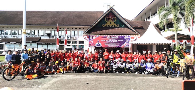 DINAS PUPR PROV KALTENG GELAR GOWES DALAM RANGKA PERINGATI HARI BAKTI PUPR KE 78