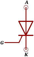 Simbol thyristor