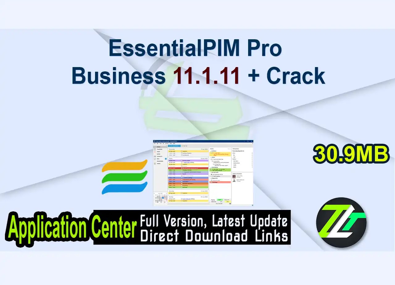 EssentialPIM Pro Business 11.1.11 + Crack