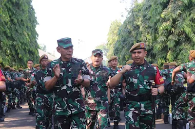 Mayjen TNI Dian Sundiana Pastikan Kesiapan Pasukan Sriti