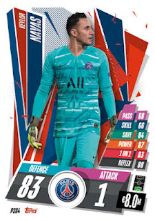 Topps Match Attax 2020-2021 Paris Saint-Germain Set