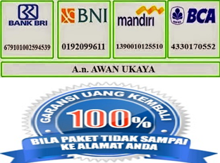 Rek. Bank Denature Indonesia "Awan Ukaya"