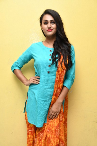 Anika Rao cute image gallery in sky blue color outfits 