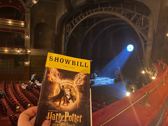 Harry Potter and the Cursed Child Playbill In Front Of Stage Friday Forty Seat Broadway