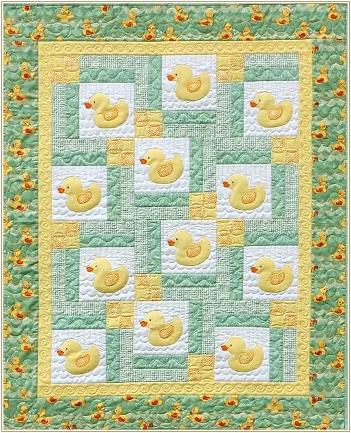 rubber ducky applique quilt pattern
